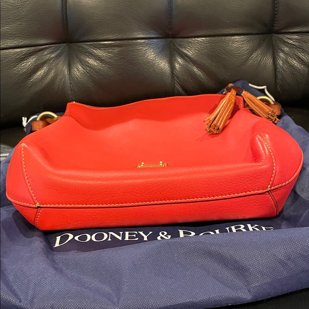 Dooney & Bourke Bright Red Shoulder Bag - Picture 3 of 7